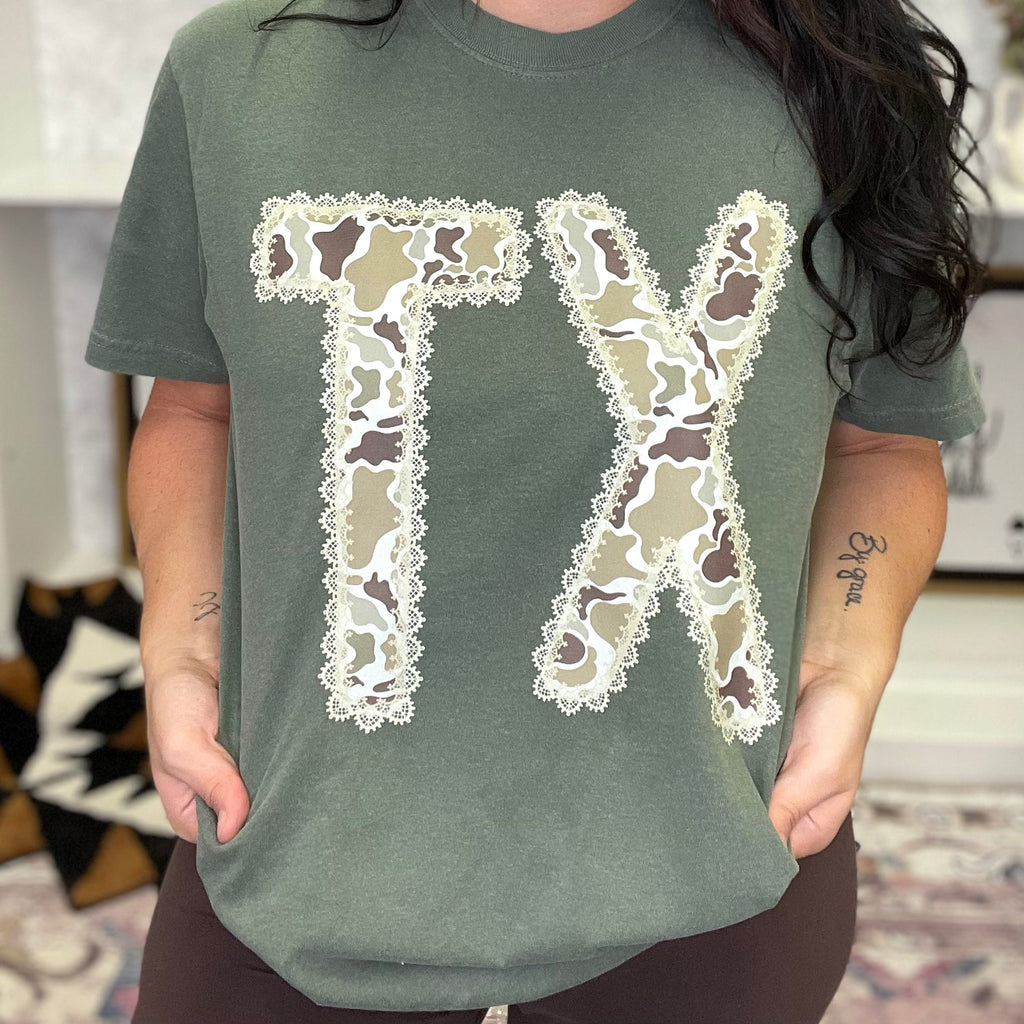 Custom Camo State Tee Graphic Tee